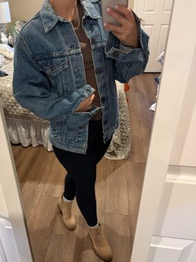 VTG 80s Levi's Made in USA Blue Denim Trucker Jacket Size Small Medium WPL 423